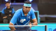CWG 2022: टेबल टेनिस में पुरुष एकल फाइनल में अचंता शरथ कमल ने जीत गोल्ड मेडल